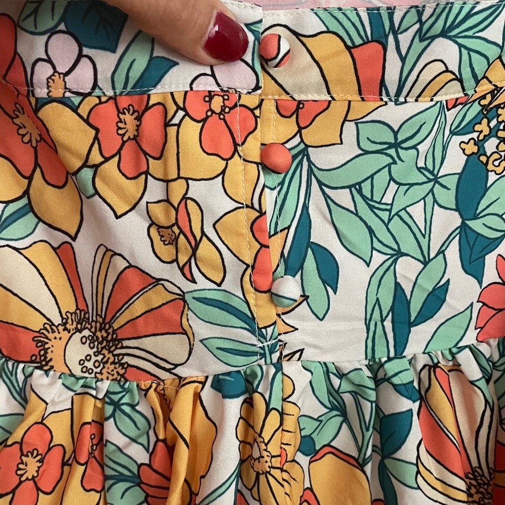 Floral Multicolor Sundress - Picture 7 of 9
